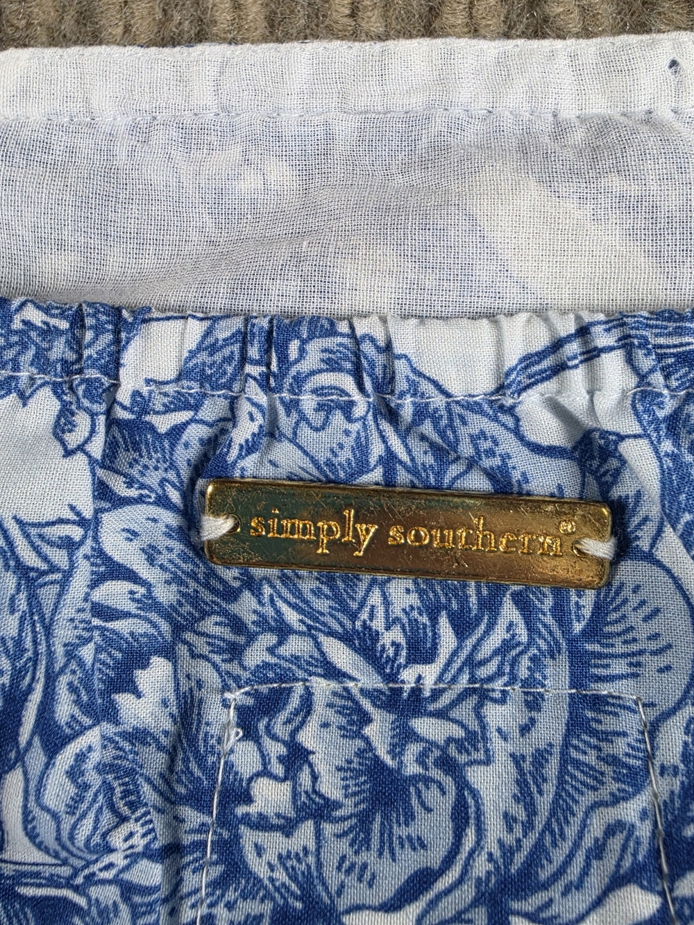 Simply Southern Floral Strappy Maxi Sun Dress SZ Large NWT Beach Cottage Preppy - Picture 10 of 13